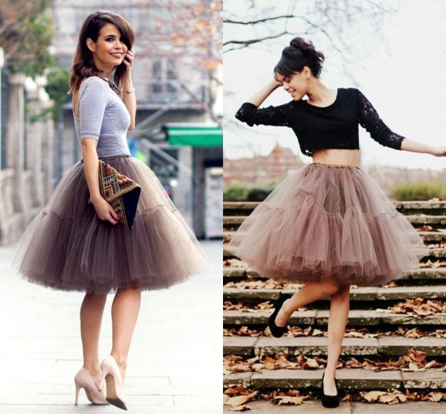 Women Tutu Tulle Skirts Layered Swing Petticoat Wedding Party Dress