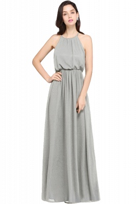 Fabulous Halter Chiffon Sleeveless Party Dress Long_13