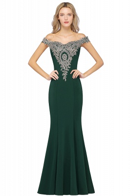 Fabulous Floor-Length Off-The-Shoulder Dress With Lace Appliques_7