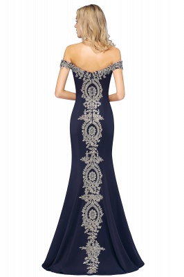 Fabulous Floor-Length Off-The-Shoulder Dress With Lace Appliques_21