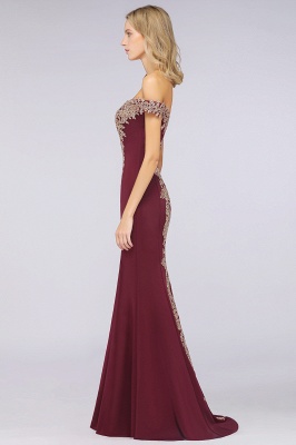 Fabulous Floor-Length Off-The-Shoulder Dress With Lace Appliques_34