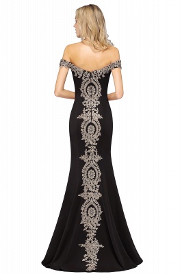 Fabulous Floor-Length Off-The-Shoulder Dress With Lace Appliques_28