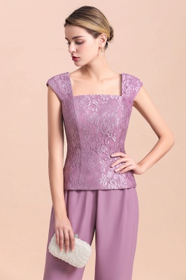 Cap Sleeves Chiffon Mother Wear Dress for Wedding Guest_10