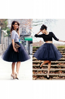 Women Tutu Tulle Skirts Layered Swing Petticoat Wedding Party Dress_26