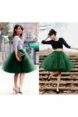 Women Tutu Tulle Skirts Layered Swing Petticoat Wedding Party Dress_61