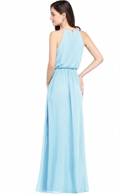 Fabulous Halter Chiffon Sleeveless Party Dress Long_12