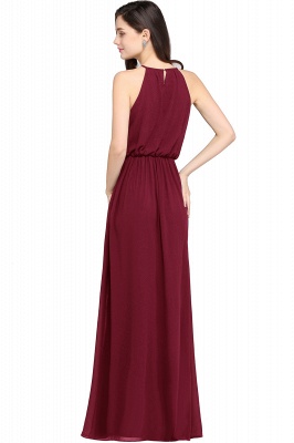 Fabulous Halter Chiffon Sleeveless Party Dress Long_10