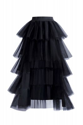 Women Hi-Lo Tulle Princess Long Flowy Ballet Skirt_9