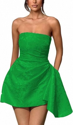 Strapless Short Homecoming Dress Sleeveless On Sale_18