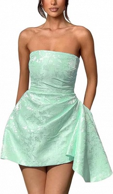 Strapless Short Homecoming Dress Sleeveless On Sale_20