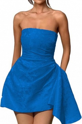 Strapless Short Homecoming Dress Sleeveless On Sale_12