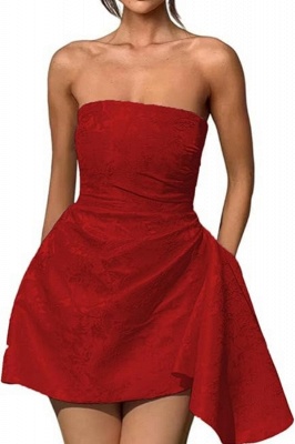 Strapless Short Homecoming Dress Sleeveless On Sale_4