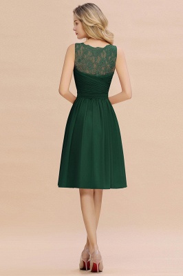 Charming V-Neck Short Sleeveless Gorgeous Homecoming Dress With Lace_10