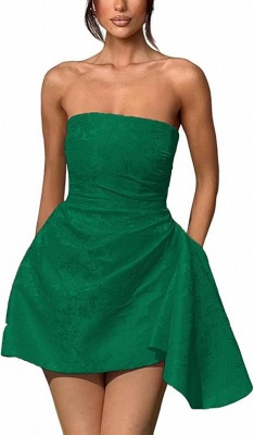 Strapless Short Homecoming Dress Sleeveless On Sale_17