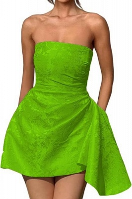 Strapless Short Homecoming Dress Sleeveless On Sale_21