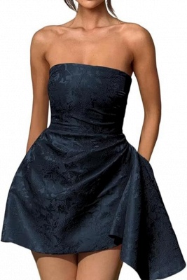 Strapless Short Homecoming Dress Sleeveless On Sale_14