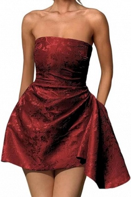 Strapless Short Homecoming Dress Sleeveless On Sale_6