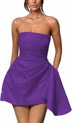 Strapless Short Homecoming Dress Sleeveless On Sale_22